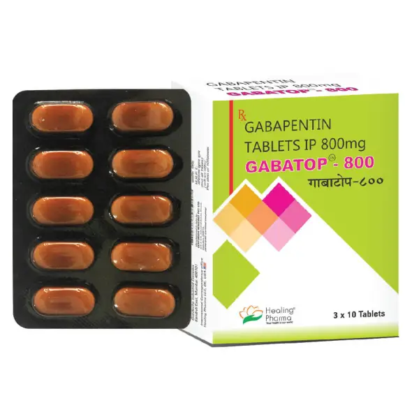 Gabatop 800mg Tablet (Gabapentin)